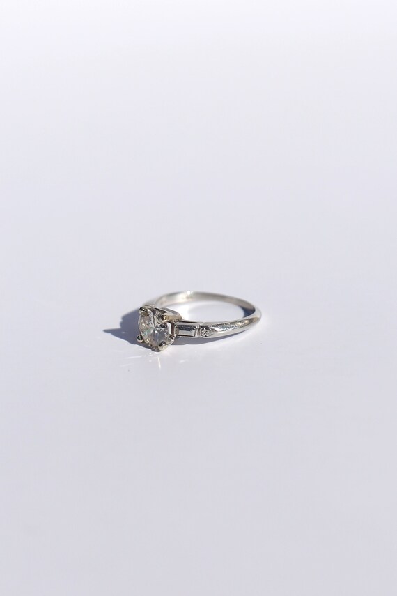 0.85ct Art Deco Old European Cut Solitaire with B… - image 3