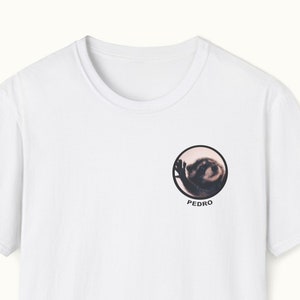 Front - Pedro dancing Racoon T-Shirt white