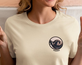 Pedro Raccoon T-shirt Unisex Softstyle/grappige dansende wasbeermeme