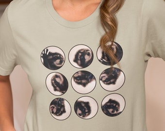 T-shirt Pedro Raccoon Meme, T-shirt animale divertente, camicia faccia di procione virale, regalo per gli amanti della fauna selvatica urbana, abbigliamento meme Internet