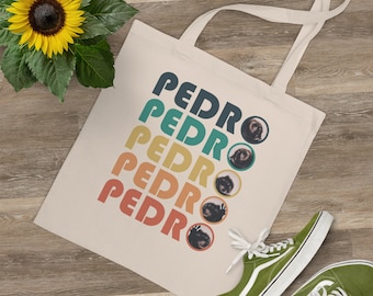 Pedro Raccoon Retro Colorful Tote Bag - Y2K Inspired, Trendy TikTok Fashion Accessory, Durable Vintage Style Carryall