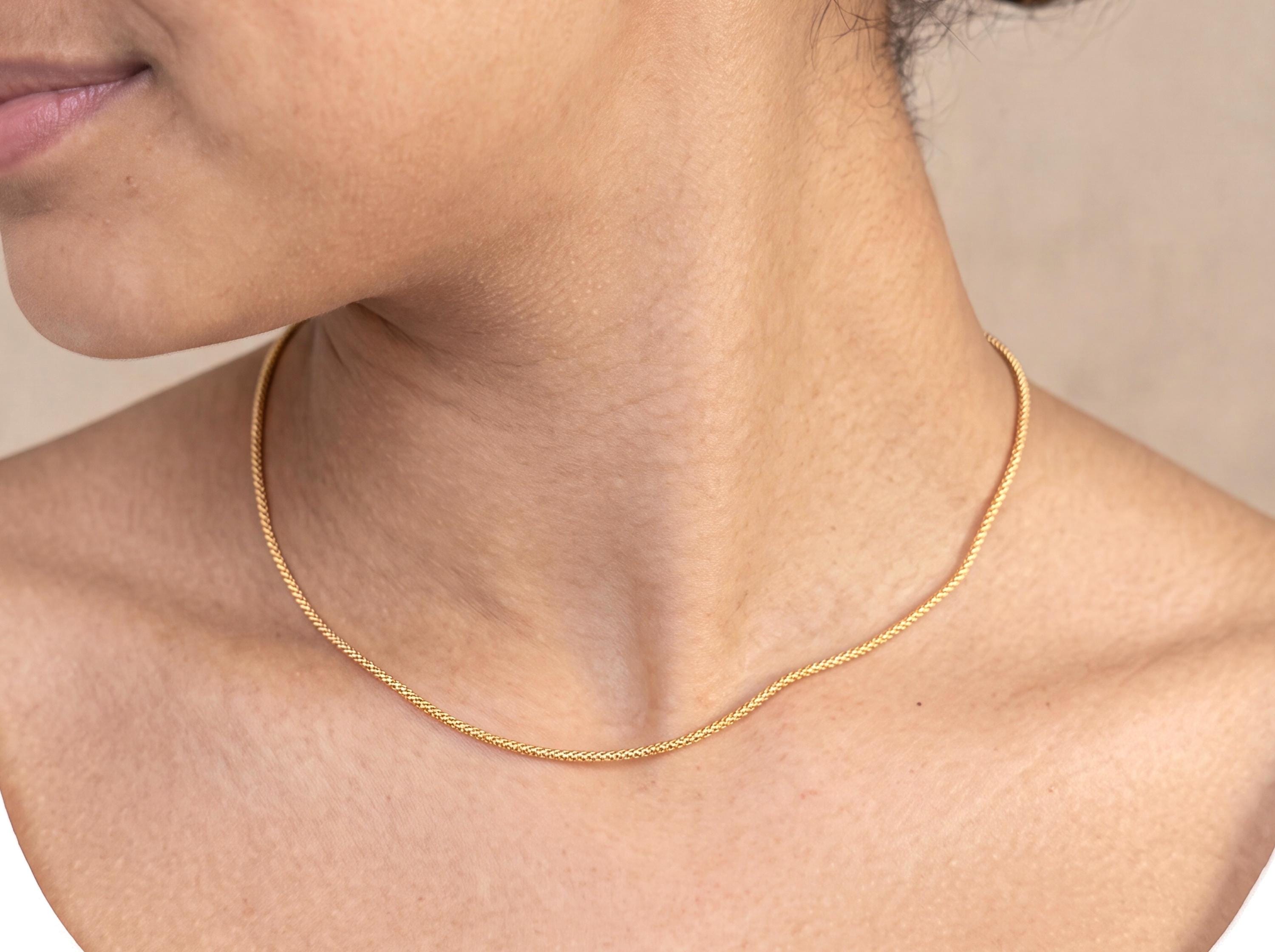 18k 750 Gold Chain - Etsy