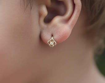 Boucles D'Oreilles Créoles En Argent Pour Femmes, 925 Petites Boucles D