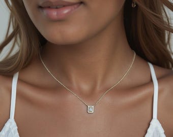 14k Gold Filled Necklace with Charm pendant, Chain Necklace, Personalized gift, handwritten note, Summer Necklace, Birthday Gift for Her