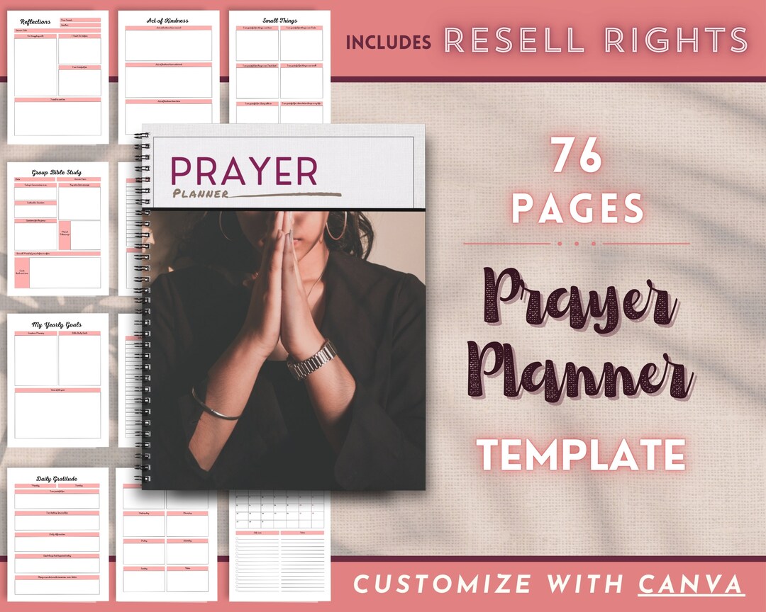 Prayer Journal | Bible Study Guide | PLR & Master Resell Rights ...