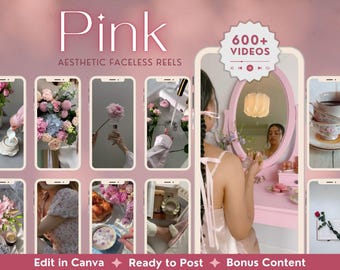 Más de 600 videos de estética coqueta y sin rostro para redes sociales (PLR/MRR)