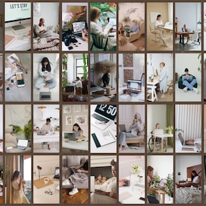 K&ouml;nnte beinhalten: Eine Collage von Bildern, die Menschen bei der Arbeit von zu Hause aus zeigen. Verschiedene Personen sind zu sehen, die Laptops, Computer und andere Ger&auml;te in verschiedenen Umgebungen verwenden, darunter Schlafzimmer, Wohnzimmer und Home-Offices. Die Bilder zeigen eine Vielzahl von Arbeitsumgebungen und -aktivit&auml;ten.