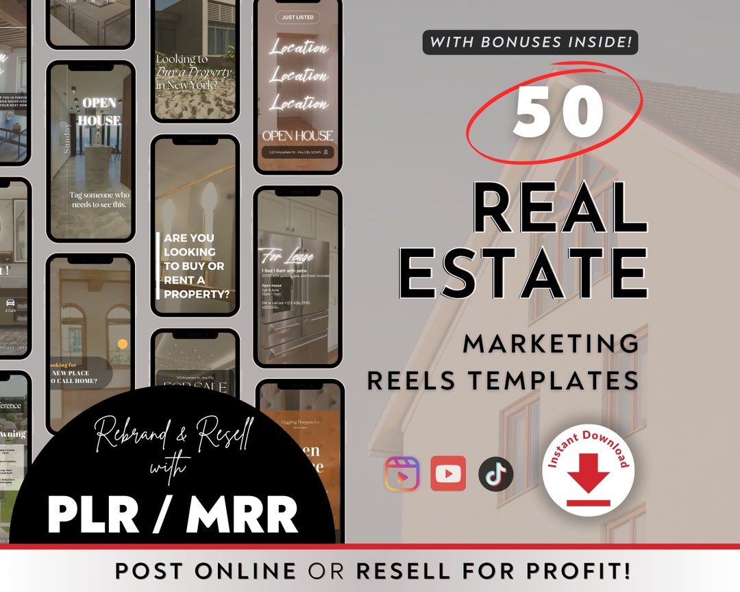 Real Estate Video Reels | Canva Template | Realtor Social Media ...