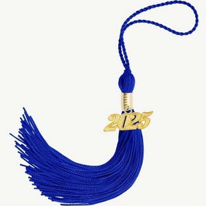 Graduation Cap Tassel | Tassel Year | Graduation Hat | Grad Cap | Class of 2025 | Handmade