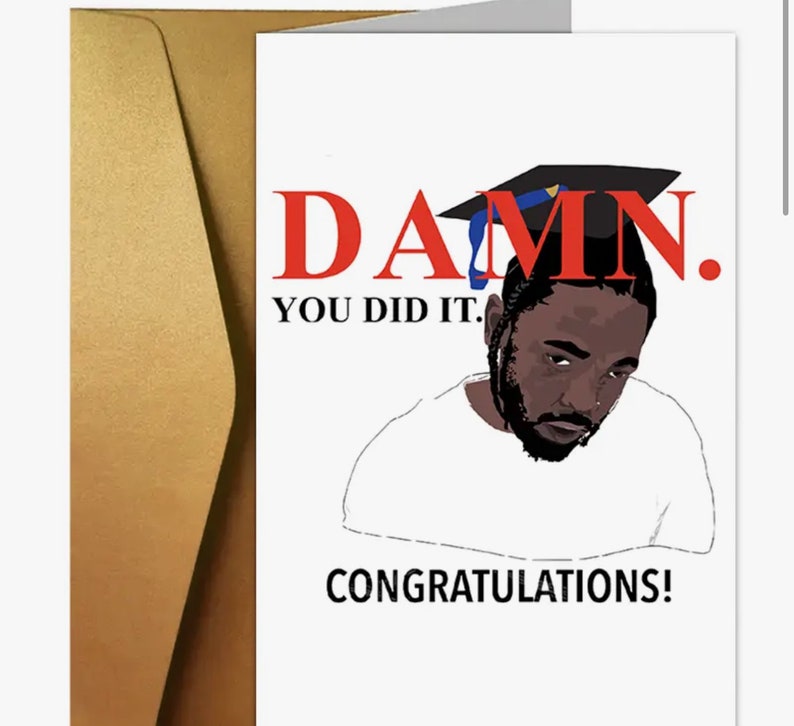 Graduation Card Funny Cards Rapper Cards Gifts for Him Class of 2024 ...