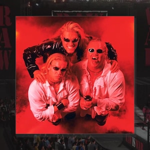 The Brood WWE Vinyl Aufkleber Laptop Wasserflasche, 90er Jahre Einstellung Ära