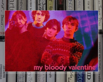 My Bloody Valentine Loveless Vinyl Sticker Laptop Water Bottle Sticker, 90's Shoegaze Alt-Rock Band