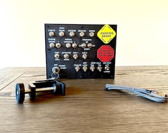 Truck Simulator Button Box | Heavy-duty USB Control Panel for ATS