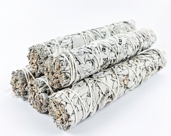 5 XL White Sage Jumbo Smudge Sticks 9" for Spiritual Healing & Cleansing