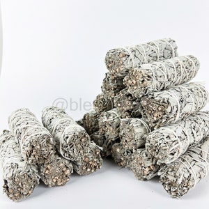 White Sage California Smudge Stick Herb 4 Energy Air Cleansing, Mood Boost image 7