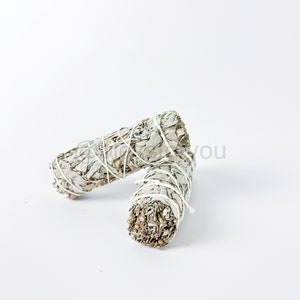 White Sage California Smudge Stick Herb 4 Energieluchtreiniging, stemmingsboost afbeelding 3