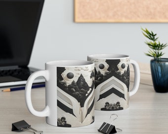 Personalized Ceramic Coffee Mug - Customizable 11oz Tea Cup