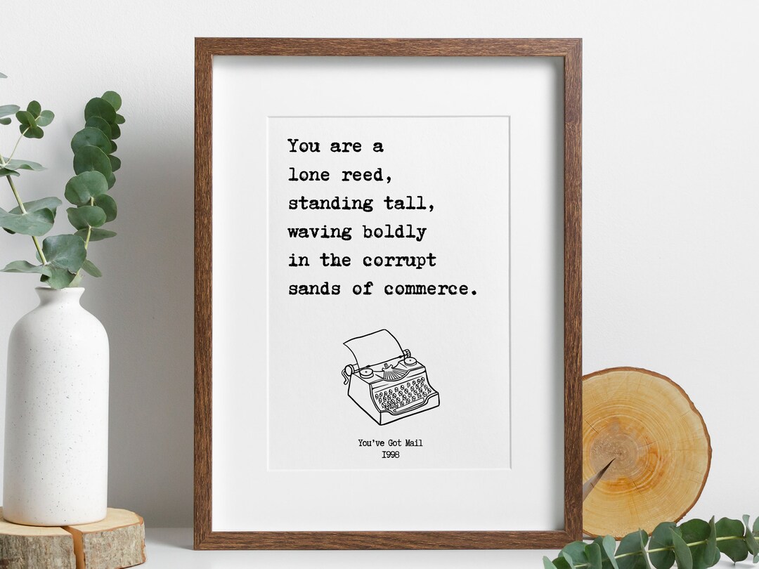 You ve Got Mail Tom Hanks Meg Ryan Movie Quote Wall Art Digital 