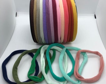 Coloured Nylon Headbands, Soft Nylon Headbands, Nylon Headband