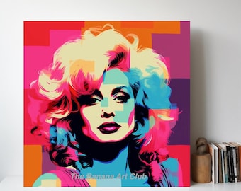 ドリー・パートン デジタル ダウンロード可能プリント、カントリー ミュージック アートワーク、ドリー・パートンの印刷可能なウォール アート - インスタント デジタル ダウンロード、大型ポスター。