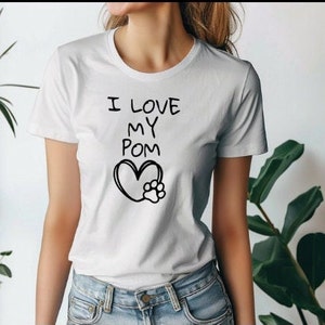 I Love My Dog - Pomeranian Dog Lover T-Shirt I Love My Dog - Pomeranian Dog Lover T-Shirt