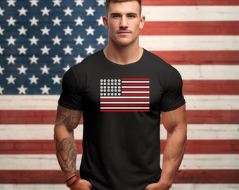 American Flag, Basketball, USA, Unisex t-shirt || The Crimson Celt