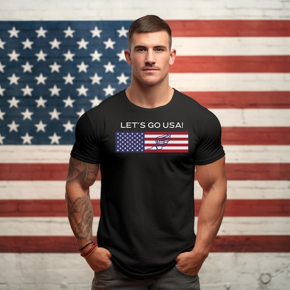 Vamos EE.UU. Atletismo Atletismo America Camiseta unisex The Crimson Celt Etsy Espana
