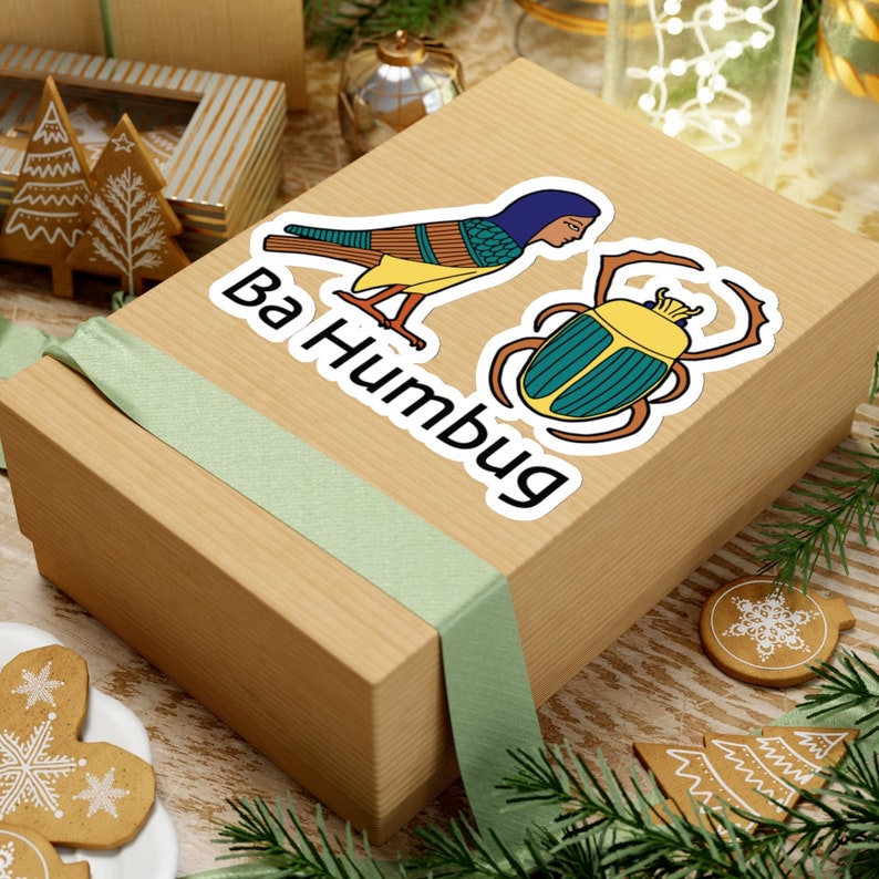 Ba Humbug Ancient Egyptian Afterlife Sticker, Egypt Mythology Decal, Ba ...