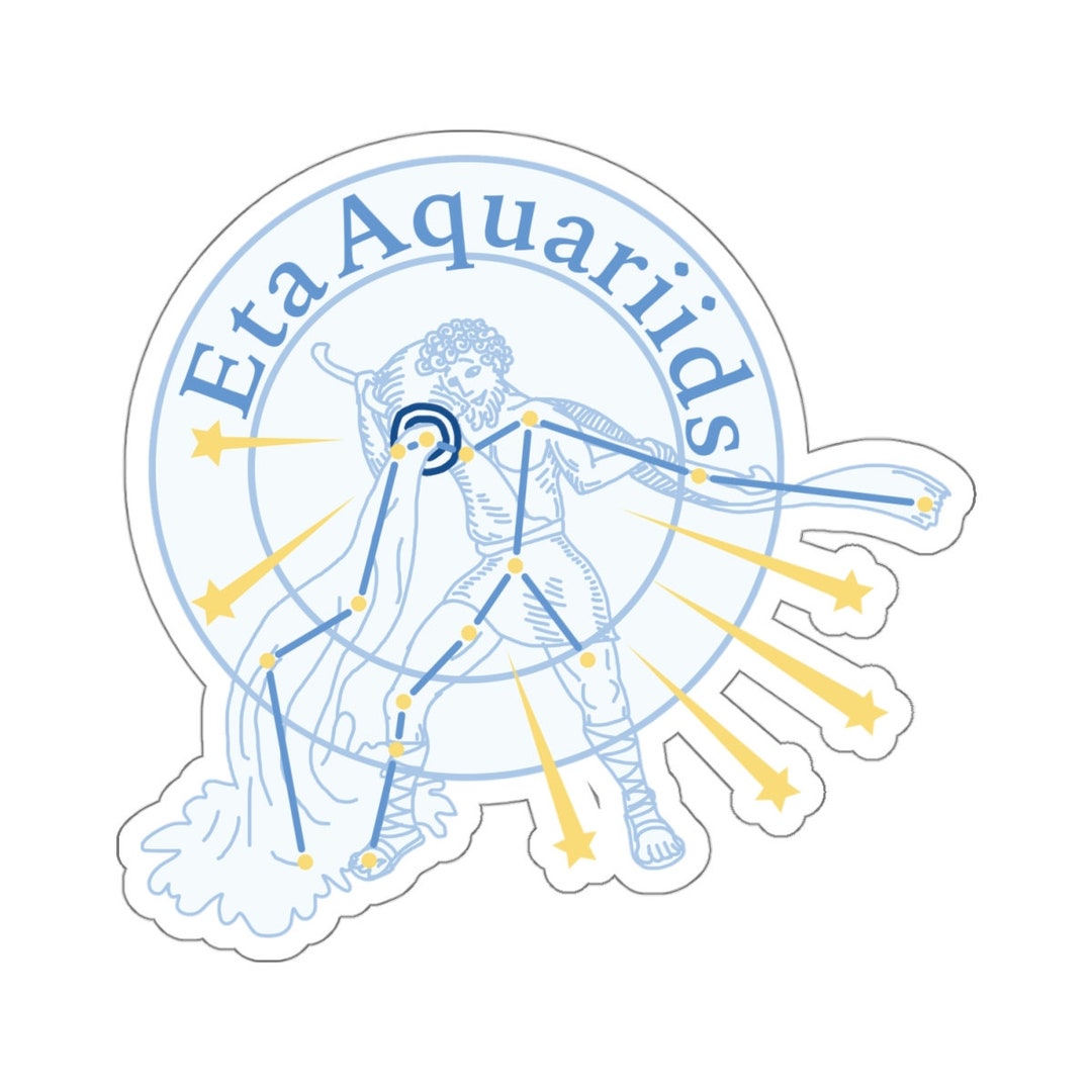 Eta Aquariids Meteor Shower Sticker Courtesy of Haley's Comet ...