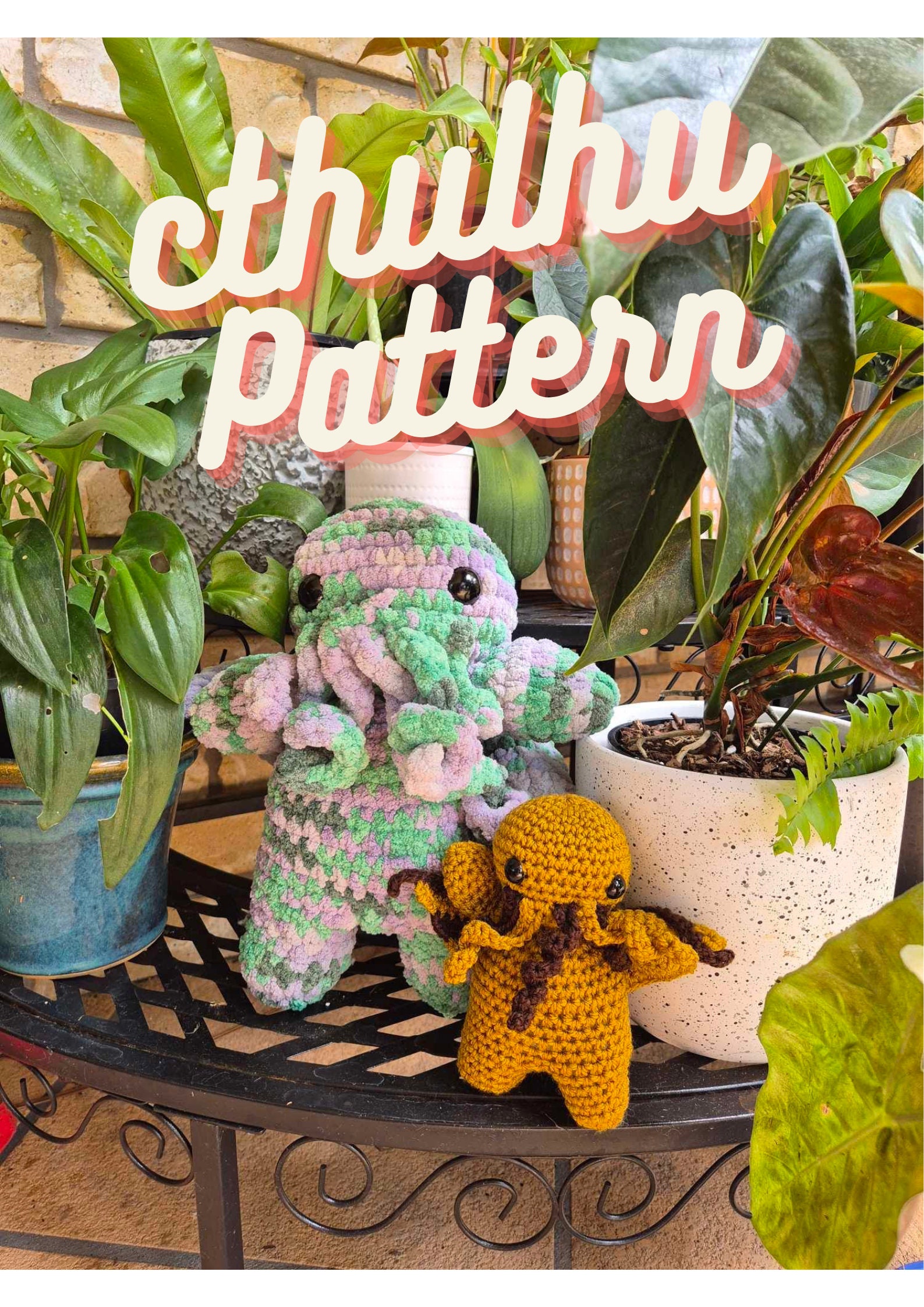 30 Cthulhu Crochet Patterns for Lovecraftian Amigurumi, Plushies, and Gifts 13 Medium Cthulhu Plush Crochet Pattern