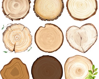 Wood Slice SVG Bundle, Tree Rings svg,Wood Slice dxf, Wood Slice png, Wood Slice vector, Tree Slice Slab , Trunk Stump Svg, Lumber svg,