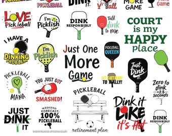 Pickleball svg bundle, pickleball png, pickleball svg files for cricut, game day svg, pickleball shirts png, sports svg, digital download