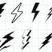 Lightning SVG Bundle, Thunder Svg, Lightning Bolt PNG Bundle, Flash ...