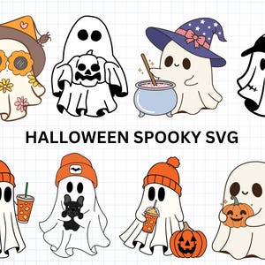 GHOST SVG, Halloween svg, Geister svg, Geist svg bündel, Süßer Geist SVG Bundle, Geist Clipart, Süßer Geist svg, Boo svg