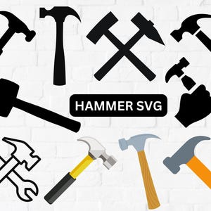Hammer svg, tools svg, screwdriver svg, fathers day svg,hammer clipart, svg files for cricut, hammer vector,construction svg, Hammer Clipart
