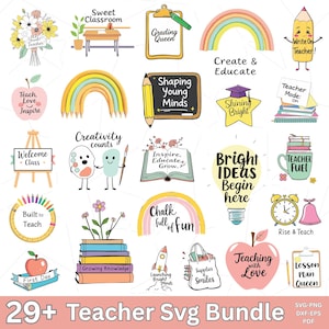 Teacher Svg Bundle, Teacher Life Svg, Teacher Quote Svg, Teacher elements Svg, Teacher Svg, Back to School Svg,Pencil Svg, School Svg, PNG