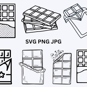 Chocolade SVG, chocoladereep SVG, chocolade silhouet, chocoladereep vector, chocolade illustraties, vloeibare chocolade druipende svg