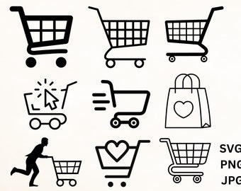 Shopping Cart SVG Bundle, Shopping Cart SVG, Shopping Cart Cricut, Shopping Cart Clipart, Shopping Cart Vector,Shop Clipart, Shop Stand Svg
