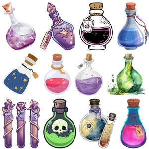 Potion Bottle Svg Bundle, Potion Bottle Silhouette Svg, Potion Bottle Svg,  Witches Bottle svg, Potion Bottle dxf, Potion Bottle png