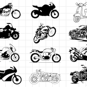 Motorcycle SVG, Motorcycle SVG Bundle, Motorcycle Clipart, Motorcycle svg files for cricut, Motor Bike SVG, Chopper svg, Motorbike svg