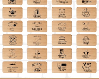 Kitchen Tray Svg Bundle, Cutting Board Svg, Plate svg, tray laser file board, Baking svg, mom kitchen svg cutting board laser png
