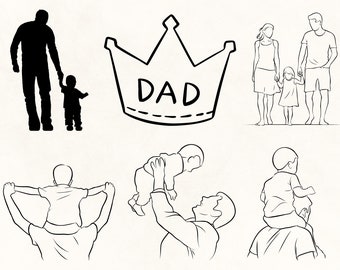 Vatertag SVG, Papa SVG, Familiensvg, Bester Papa SVG, Vatertagsgeschenk, Happy Fathers Day, Papa SVG, Papa SVG Bundle, Vatertag SVG Bundle