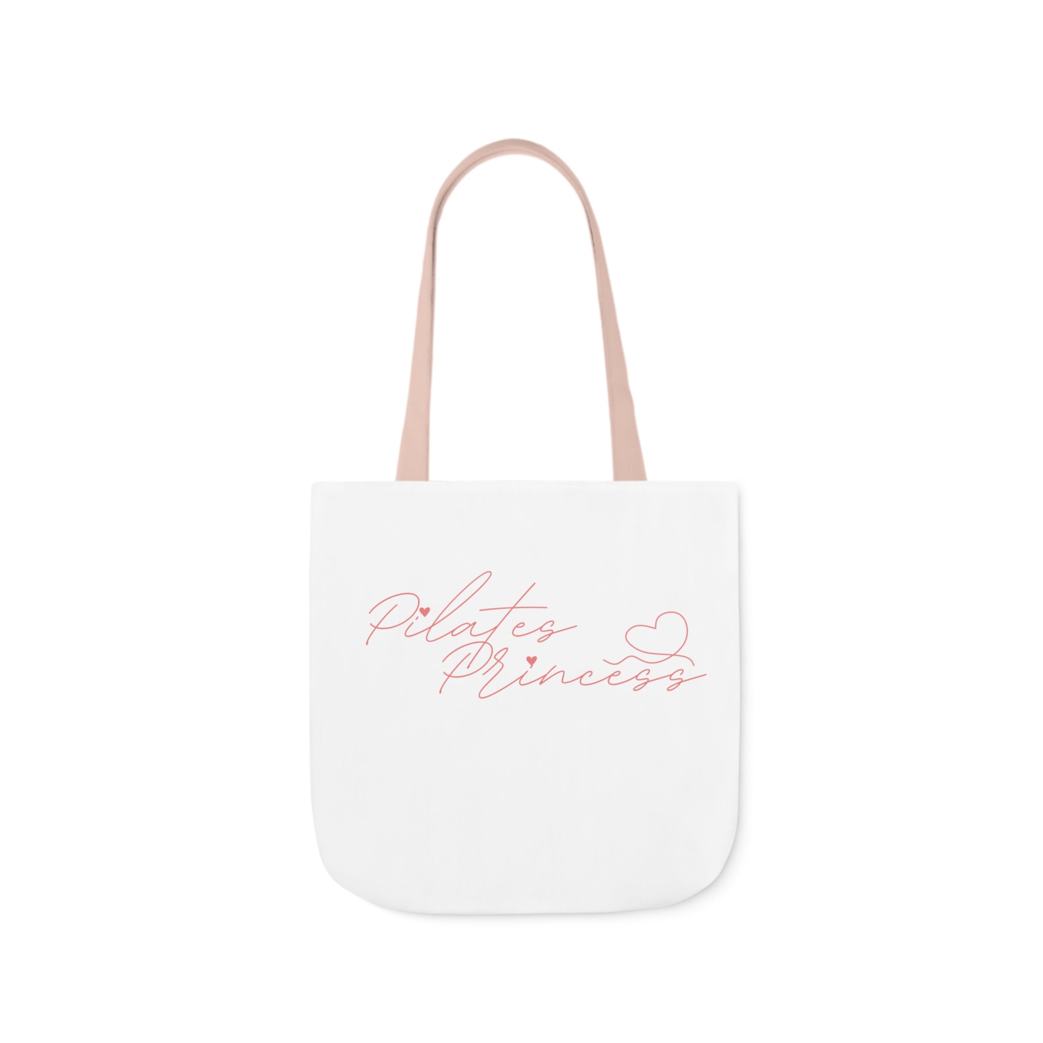 Pilates Princess Canvas Tote Bag Pink 