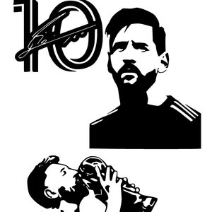 Lionel Messi svg, Soccer svg, Famous Faces svg