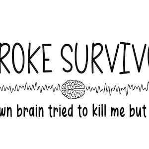 Beroerte Survivor SVG, ik won SVG, Super SVG, beroerte SVG