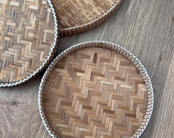 Hand Woven Tray 7.5”