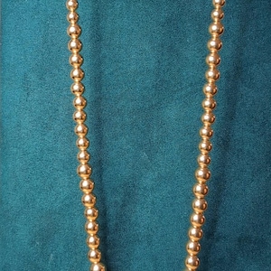 18k yellow gold ball chain in remarkable condition! STUNNING!