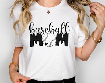 Shirt honkbal, moeder shirt sport, trendy moedershirt, cadeaus voor moeder, Moederdagcadeau, honkbalcadeaus, shirt mama leven, shirt honkbal, honkbalshirt