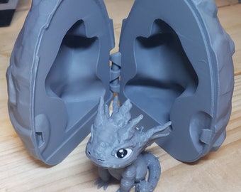 3D Printed Paintable Stone Dragon Egg