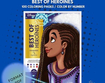 Coloriages Mysteres, coloring books, coloring page, digital coloring, Disney Coloring Book, PDF Coloring Book, 100+ pages, color by numbers